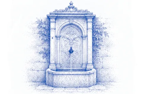 THE FOUNTAIN WITH NO ONE LEFT TO DRINK