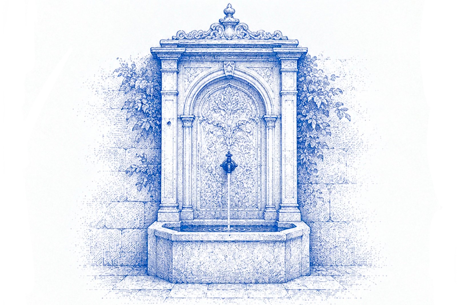 THE FOUNTAIN WITH NO ONE LEFT TO DRINK